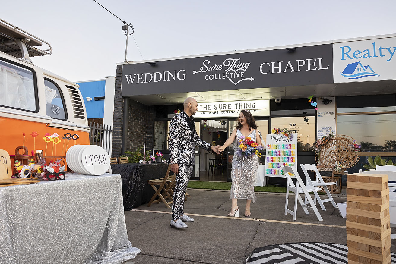 sure thing chapel vegas style registry wedding venue redlands coast by elope brisbane